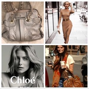 ❤️👜 Auth Chloe Heloise  - Nude